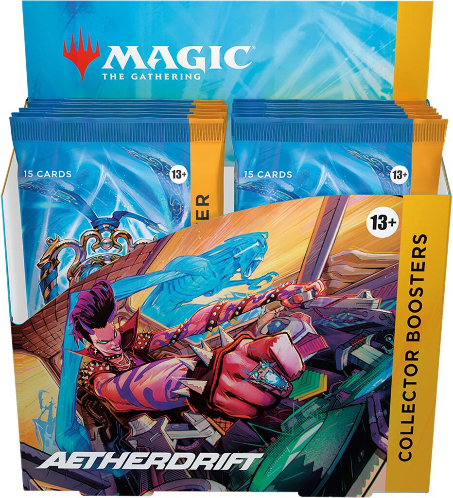 MAGIC THE GATHERING - AETHERDRIFT - COLLECTOR BOOSTER BOX DISPLAY