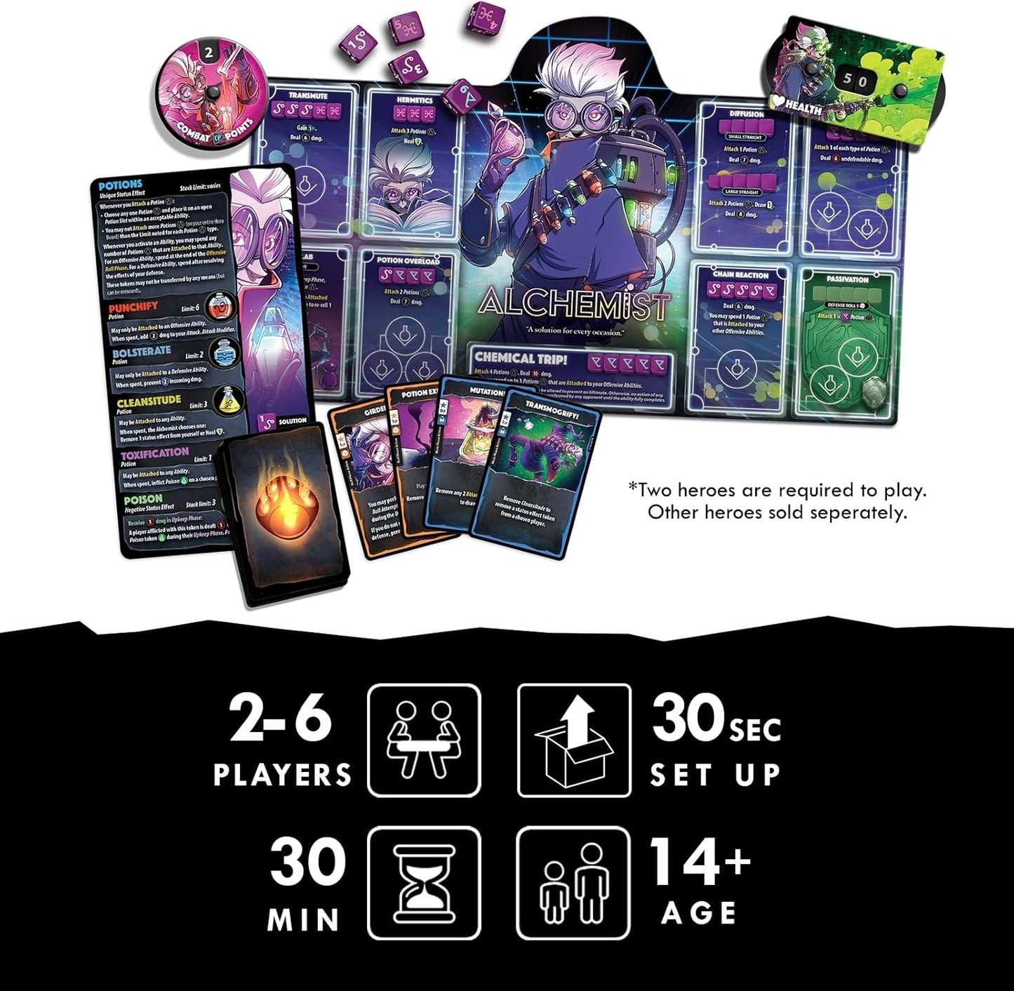 DICE THRONE - ALCHEMIST - HERO PACK