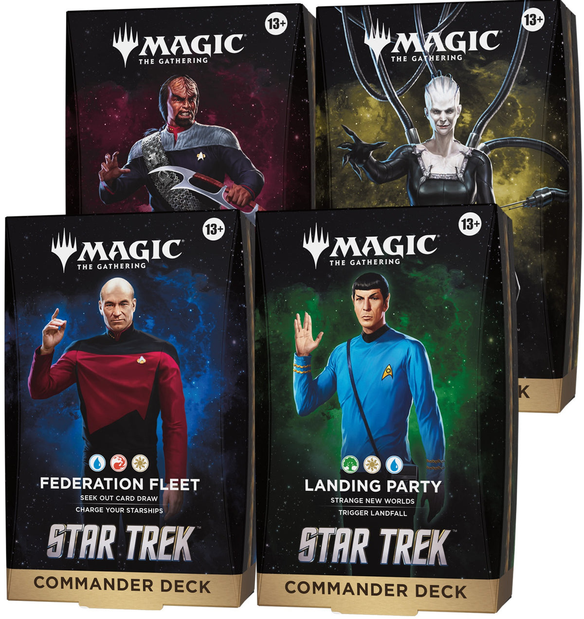 MAGIC THE GATHERING - STAR TREK - COMMANDER DECK BUNDLE
