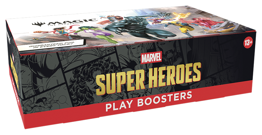 MAGIC THE GATHERING - MARVEL SUPER HEROES - PLAY BOOSTER BOX DISPLAY