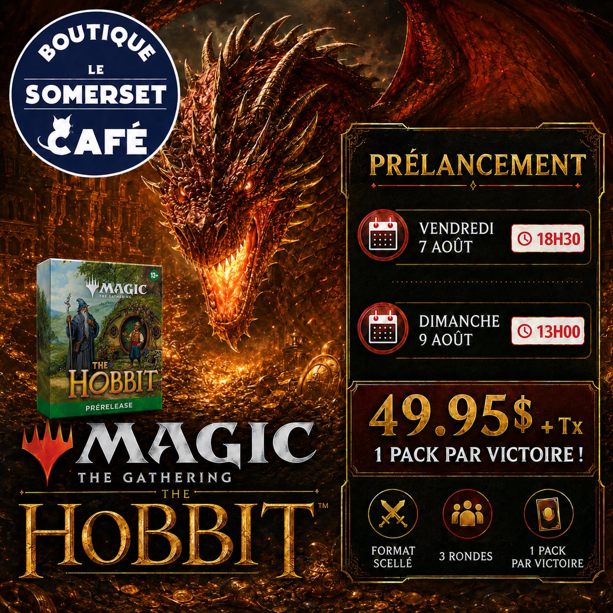 MTG - ÉVÉNEMENT PRERELEASE - THE HOBBIT