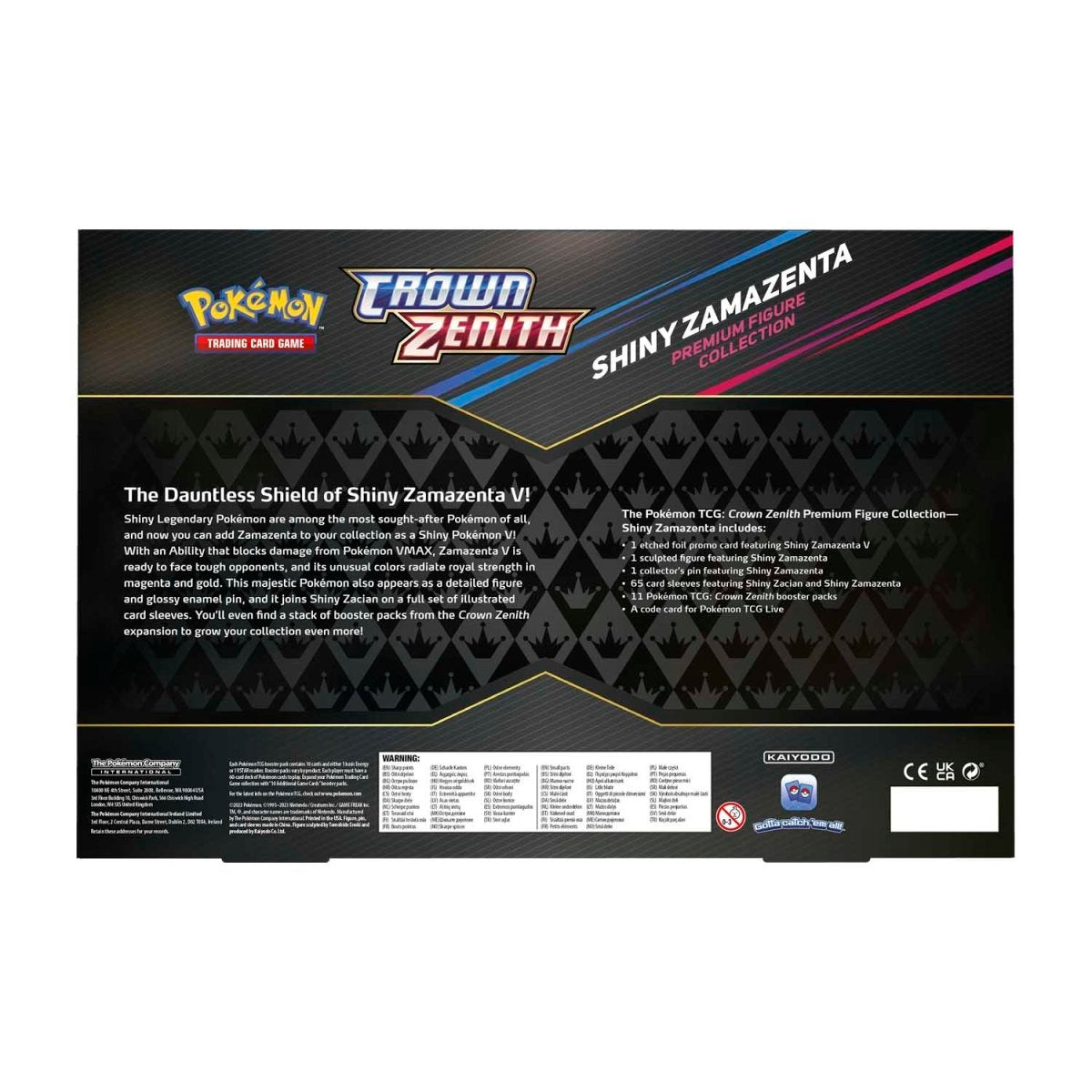 POKÉMON - PREMIUM FIGURE COLLECTION BOX - CROWN ZENITH - 2023