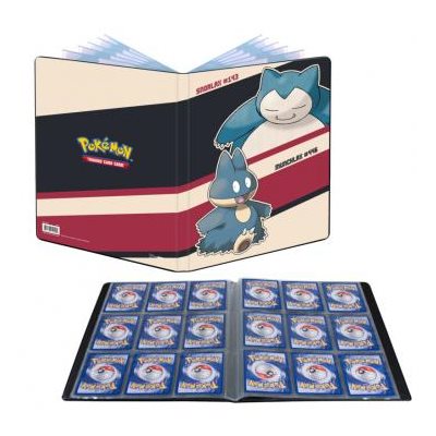 POKÉMON - ULTRA PRO - PORTFOLIO SNORLAX & MUNCHIA 9 9-POCKET 180 CARDS