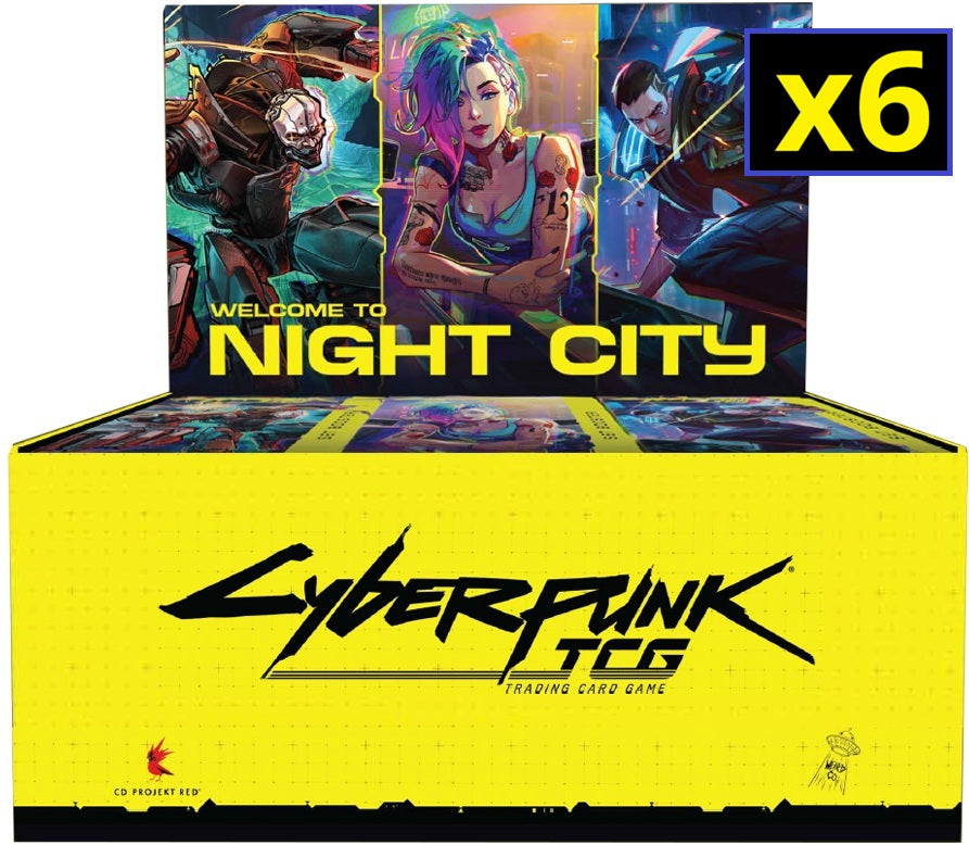 CYBERPUNK - WELCOME TO NIGHT CITY - RETAIL BOOSTER BOX CASE - ENGLISH