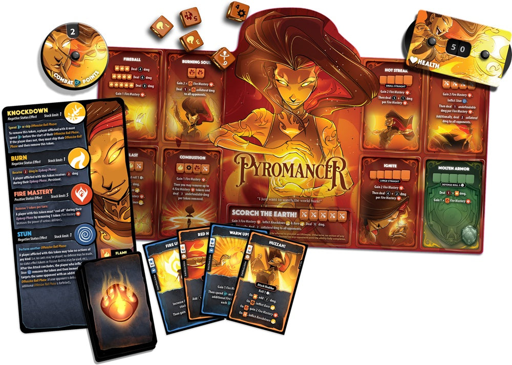 DICE THRONE - PYROMANCER - HERO PACK