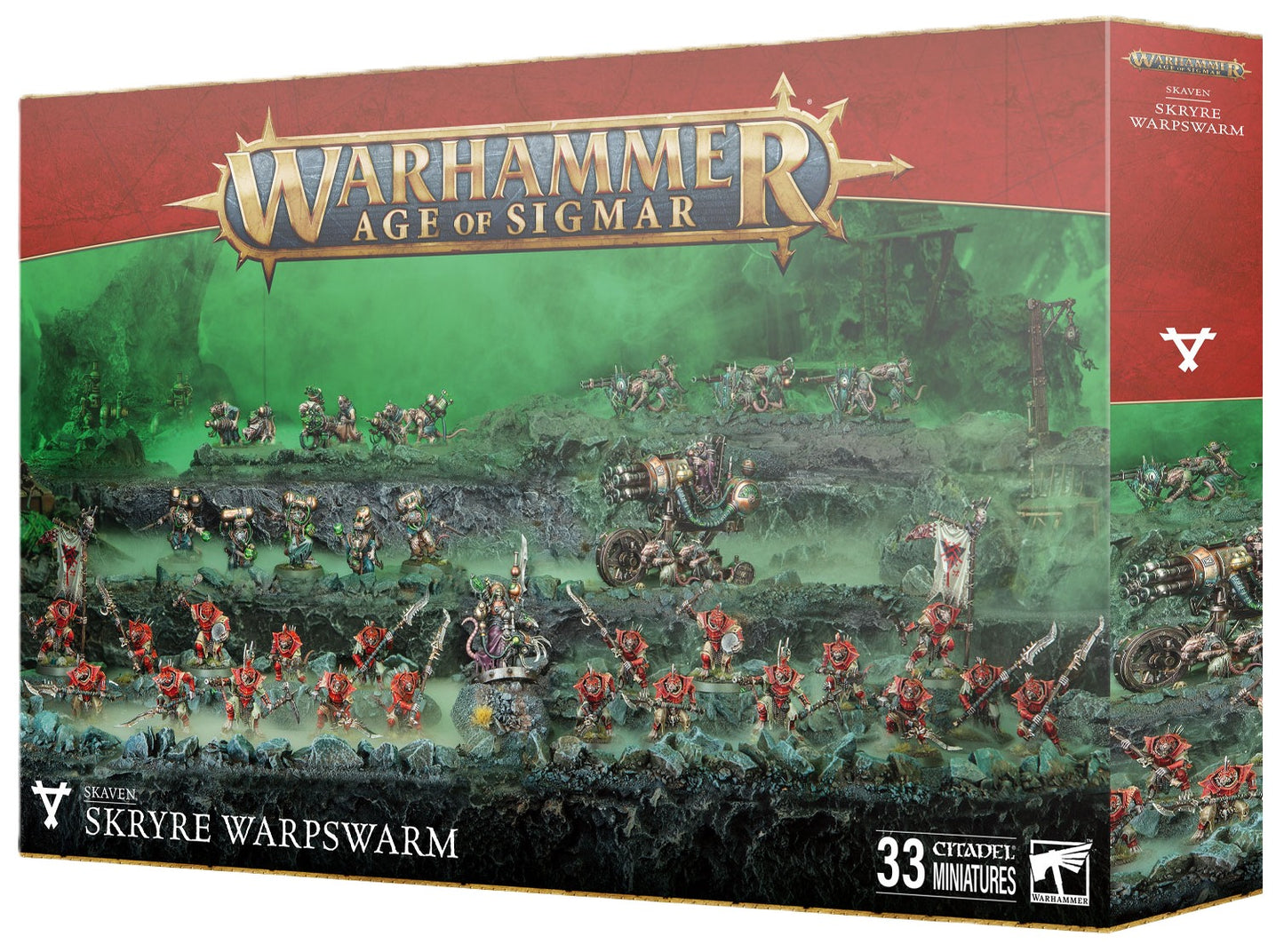 WARHAMMER - AGE of SIGMAR - SKAVEN: SKRYRE WARPSWARM - BATTLEFORCE