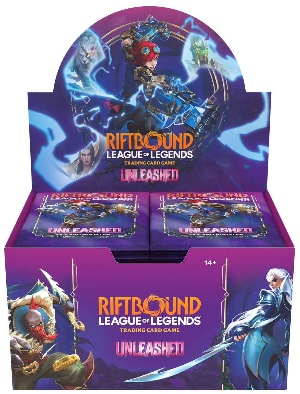 RIFTBOUND : LEAGUE OF LEGENDS - UNLEASHED - BOOSTER BOX DISPLAY