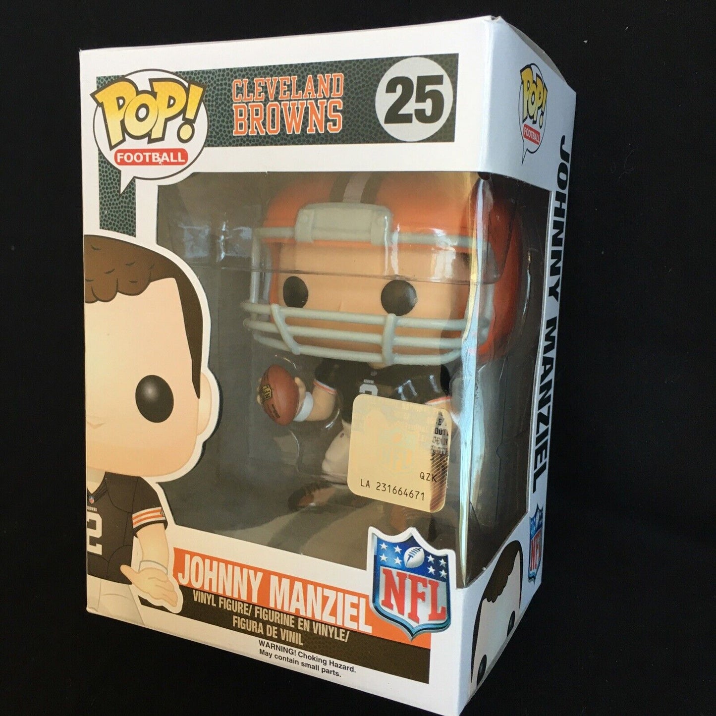 FIGURINES - FUNKO POP! - 25 JOHNNY MANZIEL NFL