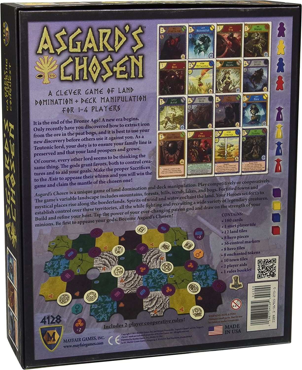 JEU DE SOCIÉTÉ - ASGARD'S CHOSEN - MAYFAIR GAMES - VERSION ANGLAISE