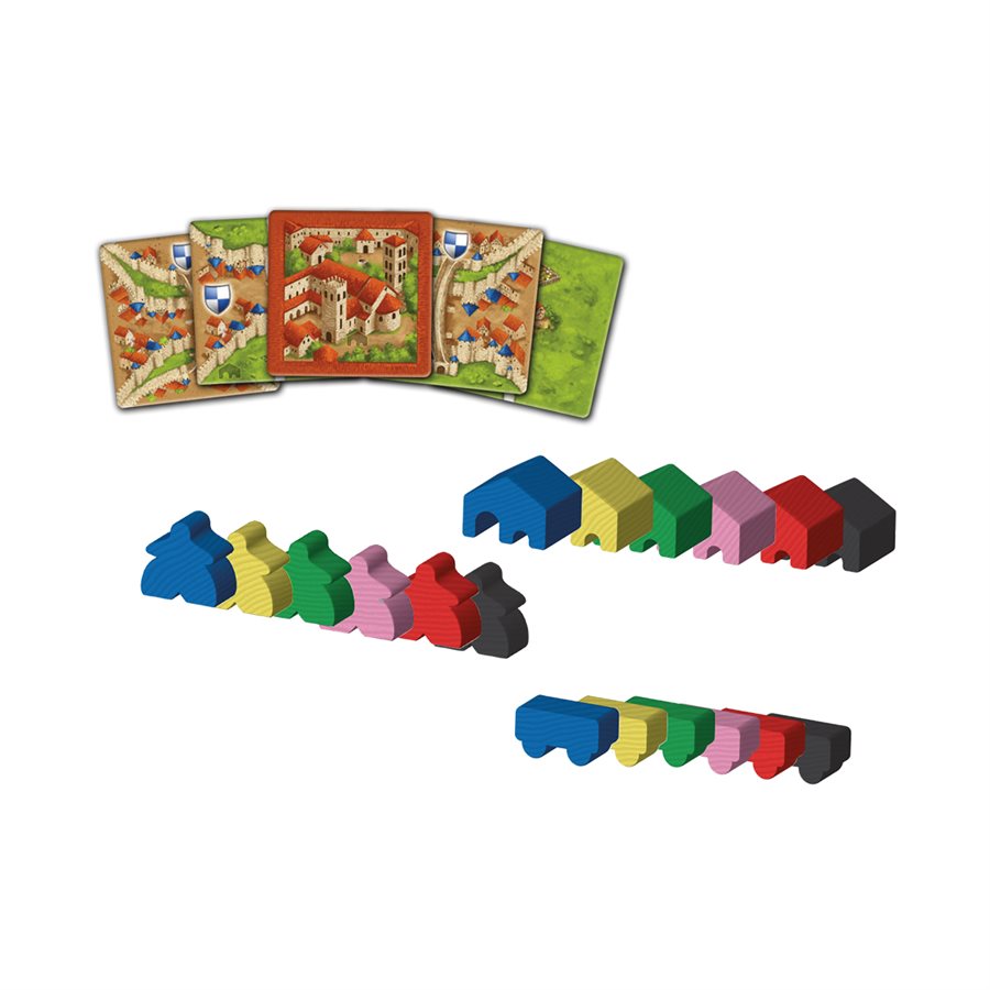 JEU DE SOCIÉTÉ - CARCASSONNE - EXTENSION 5 MAIRES & MONASTÈRES - VERSION FRANCAISE