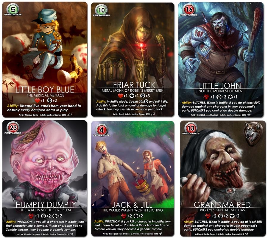 JEU DE SOCIÉTÉ - FAIRYTALE GAMES - THE BATTLE ROYALE - ARTISTIC JUSTICE GAMES - VERSION ANGLAISE