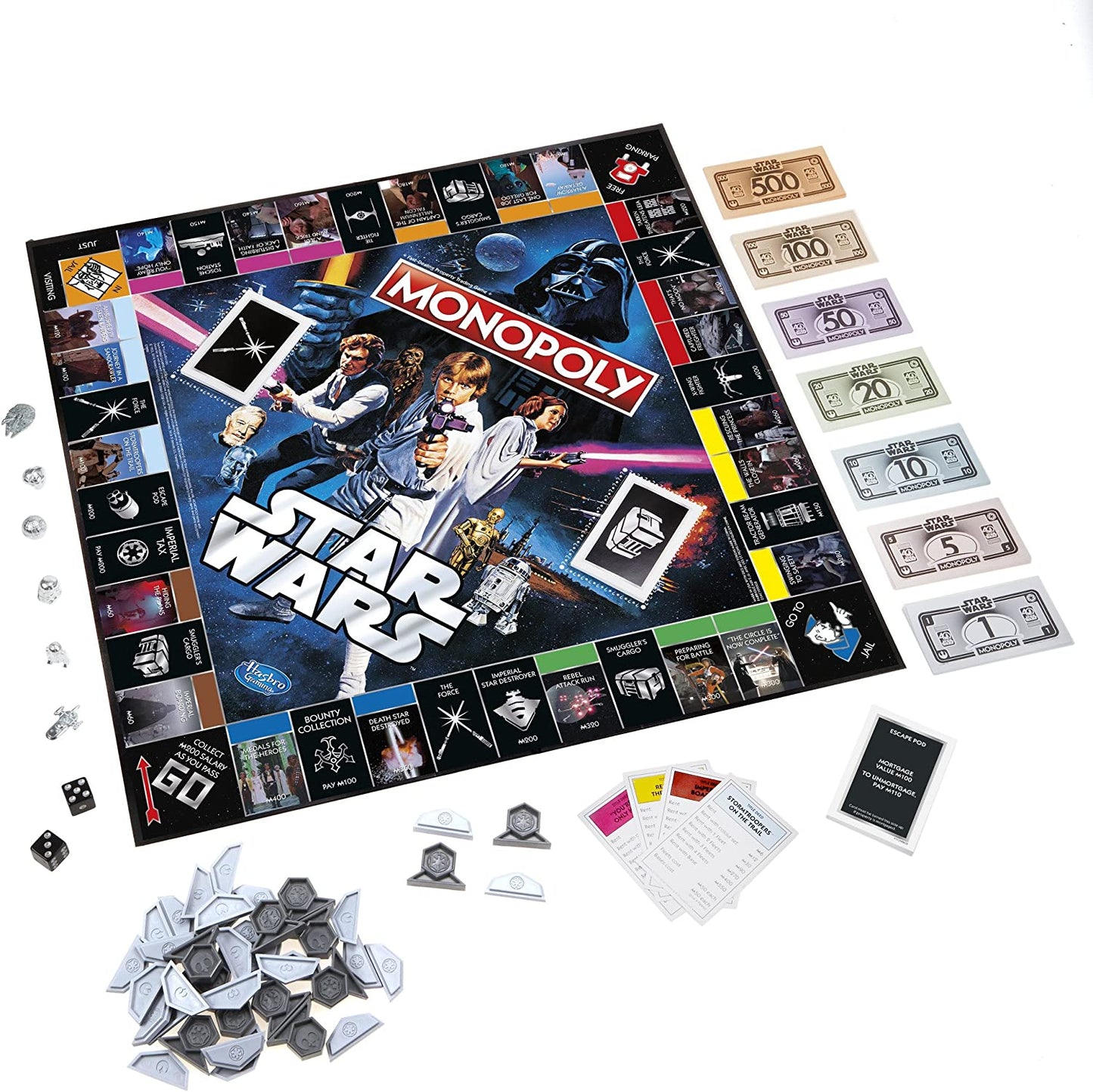 JEU DE SOCIÉTÉ - MONOPOLY - STAR WARS 40TH ANNIVERSARY SPECIAL EDITION - VERSION ANGLAISE