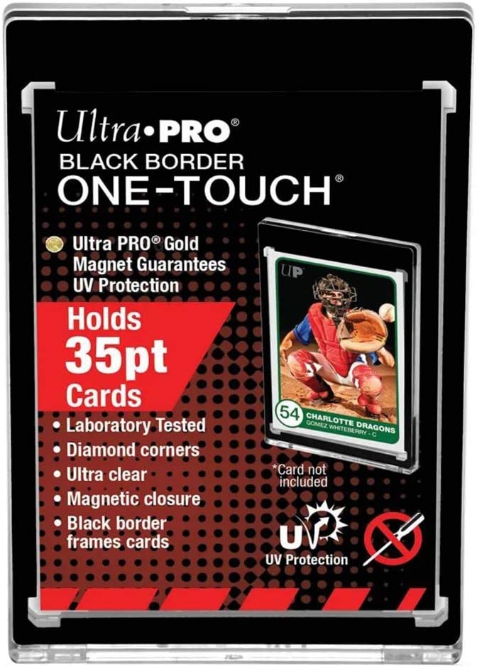 ULTRA PRO ONE-TOUCH 35PT BLACK BORDER CARD PROTECTOR