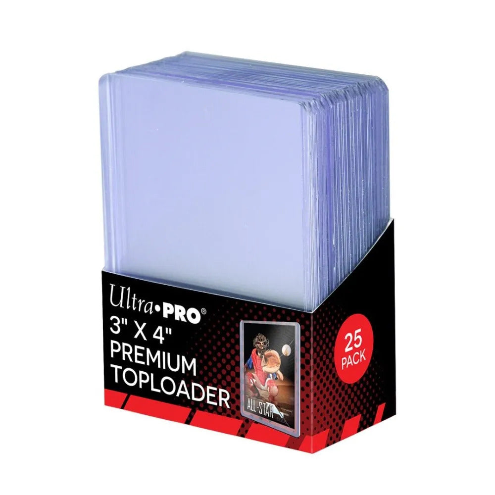 ULTRA PRO TOPLOADER 25 PACK 3 X 4 PREMIUM 35PT CARD PROTECTORS