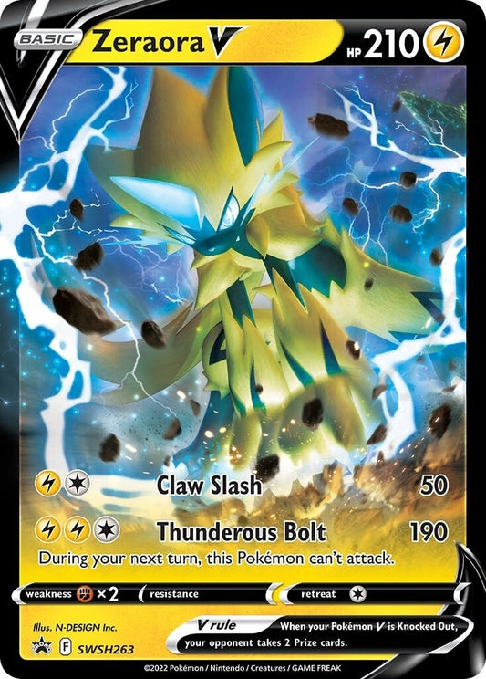 Zeraora V (SWSH263) [Sword & Shield: Black Star Promos]