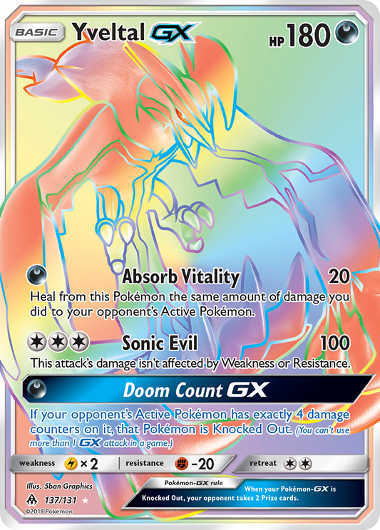 Yveltal GX (137/131) [Sun & Moon: Forbidden Light]