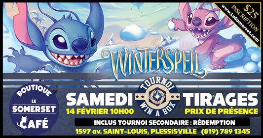 INSCRIPTION TOURNOI - DISNEY LORCANA WINTERSPELL