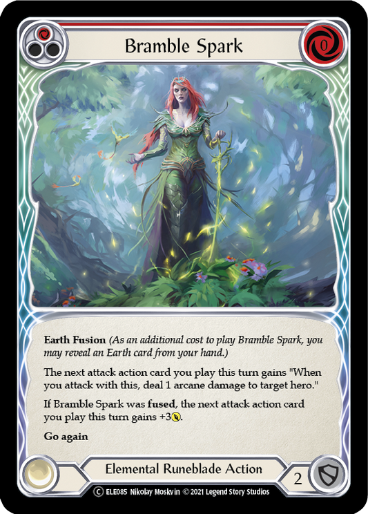 Bramble Spark (Red) [U-ELE085] (Tales of Aria Unlimited)  Unlimited Rainbow Foil