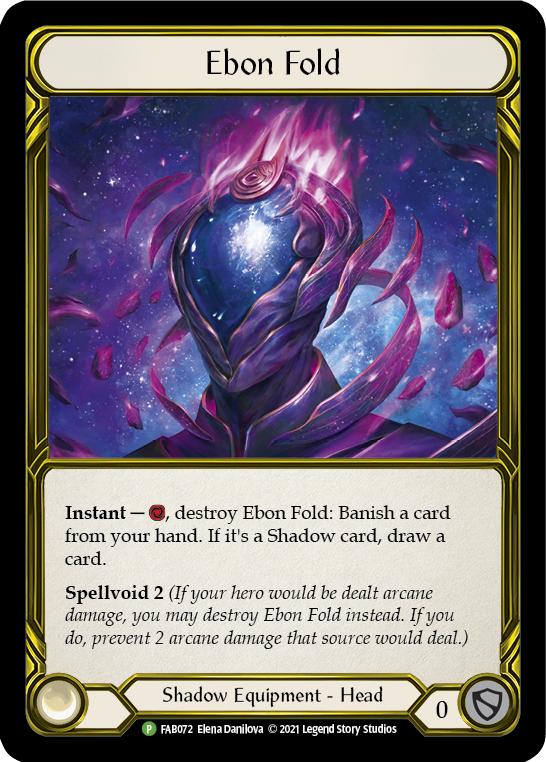 Ebon Fold (Golden) [FAB072] (Promo)  Cold Foil