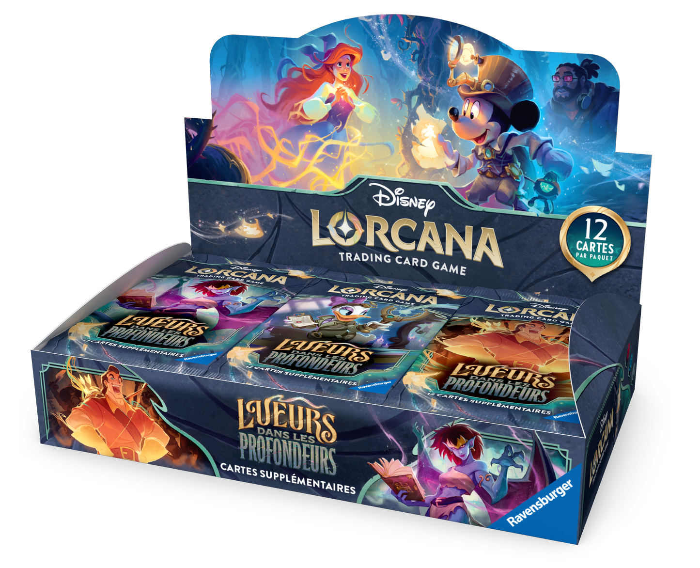 LORCANA - LUEURS DANS LES PROFONDEURS - CAISSE DE 4 BOOSTER BOX DISPLAY - FR
