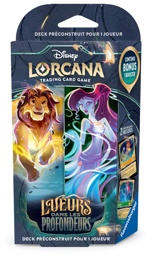 LORCANA - LUEURS DANS LES PROFONDEURS - DECK PRÉCONSTRUIT - FR