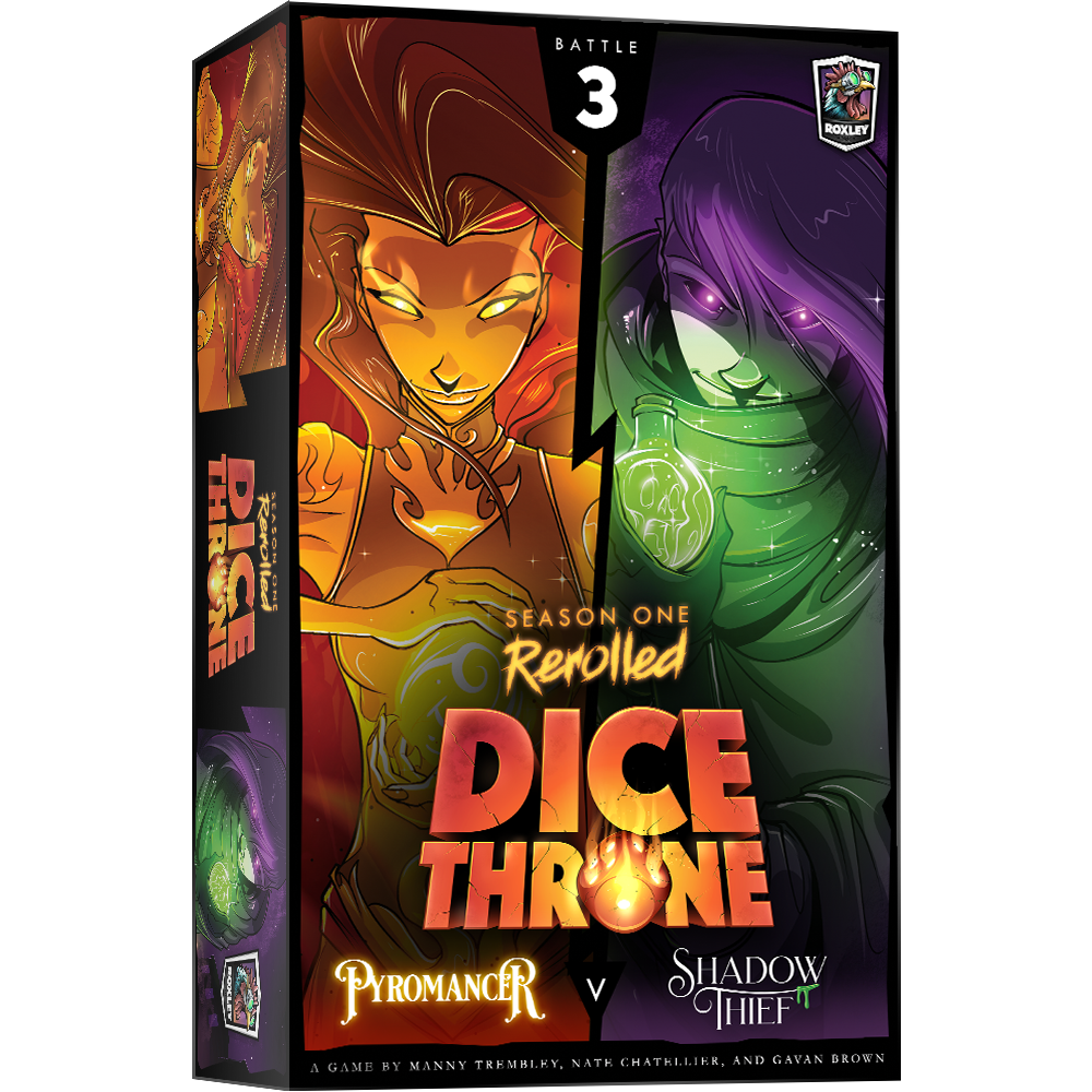 DICE THRONE - PYROMANCIER VS VOLEUR DE L'OMBRE - 2 HERO PACK - SAISON 1 - FR