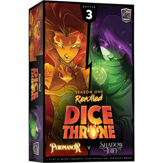 DICE THRONE - PYROMANCIER VS VOLEUR DE L'OMBRE - 2 HERO PACK - SAISON 1 - FR