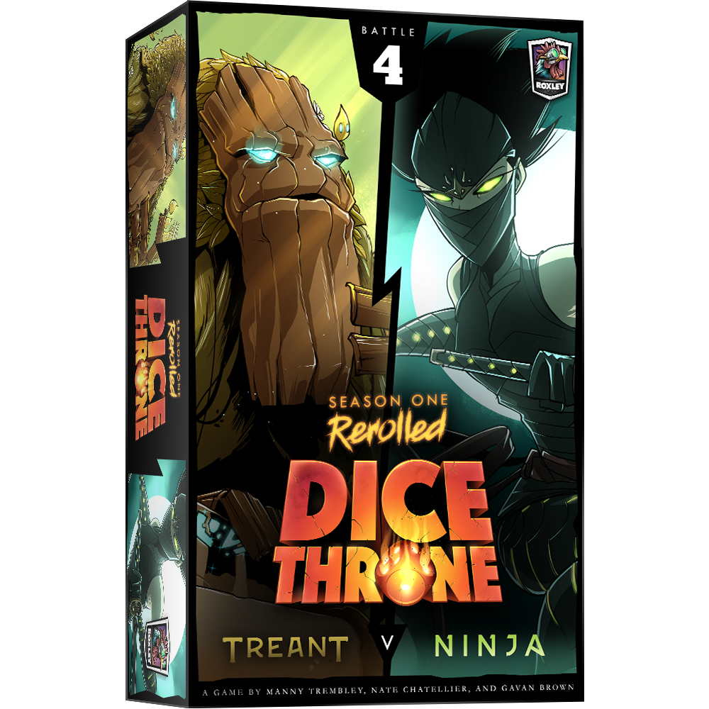 DICE THRONE - TREANT VS NINJA - 2 HERO PACK - SAISON 1 - FR