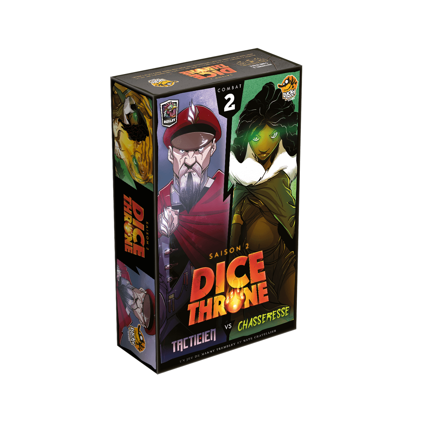 DICE THRONE - TACTICIEN VS CHASSERESSE - 2 HERO PACK - SAISON 2 - FR