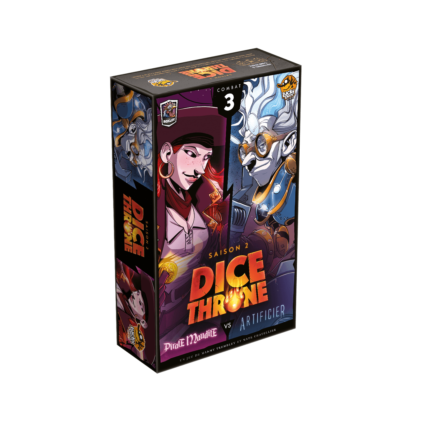 DICE THRONE - ARTIFICIER VS PIRATE MAUDITE - 2 HERO PACK - SAISON 2 - FR