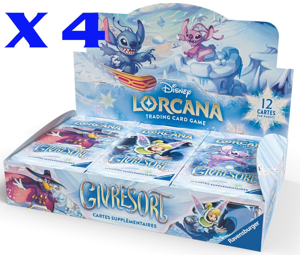 LORCANA - GIVRESORT - CAISSE DE 4 BOITES BOOSTER DISPLAY - FR