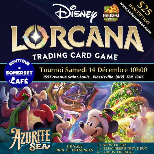 INSCRIPTION TOURNOI - DISNEY LORCANA - 14 DÉCEMBRE 10H00