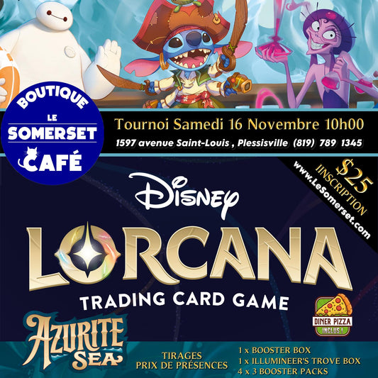 INSCRIPTION TOURNOI - DISNEY LORCANA - 16 NOVEMBRE 10H00