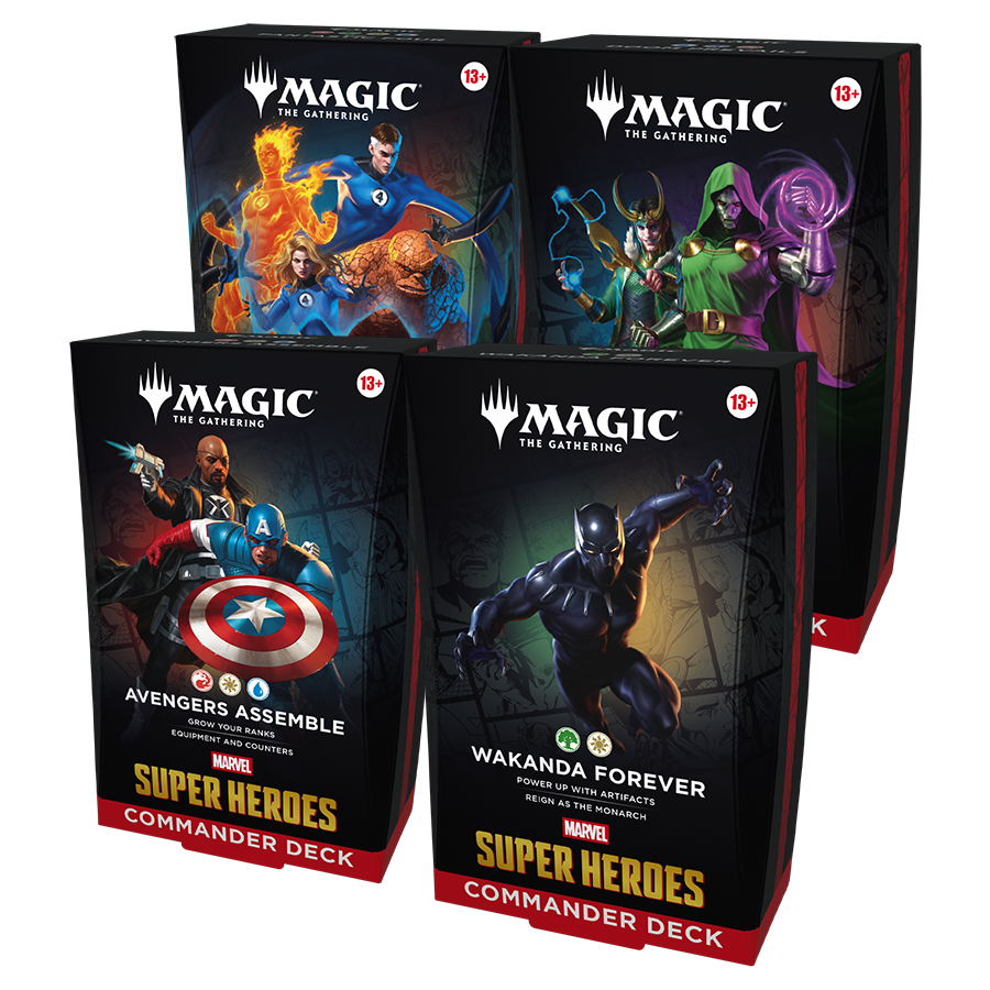 MAGIC THE GATHERING - MARVEL SUPER HEROES - COMMANDER DECK SET