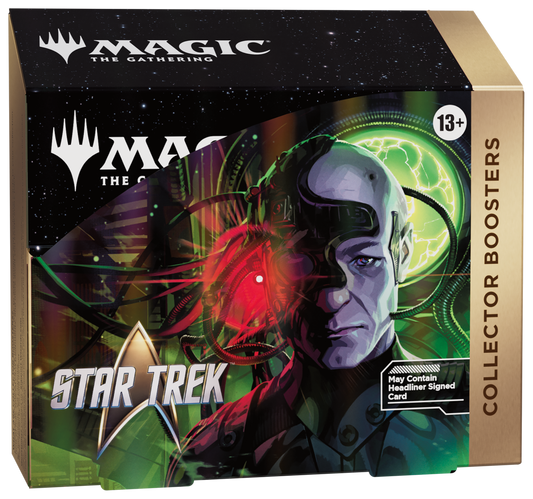 MAGIC THE GATHERING - STAR TREK - COLLECTOR BOOSTER BOX DISPLAY