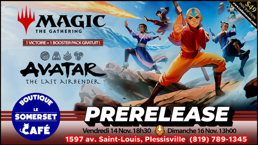 MTG : PRERELEASE AVATAR THE LAST AIRBENDER - DIMANCHE 16 NOVEMBRE 13h00