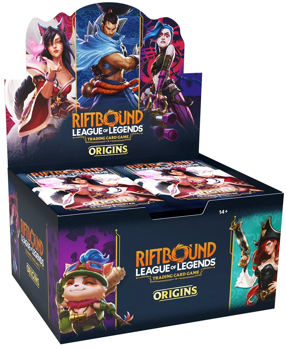 RIFTBOUND:LEAGUE OF LEGENDS - ORIGINS - BOOSTER BOX DISPLAY - ENG