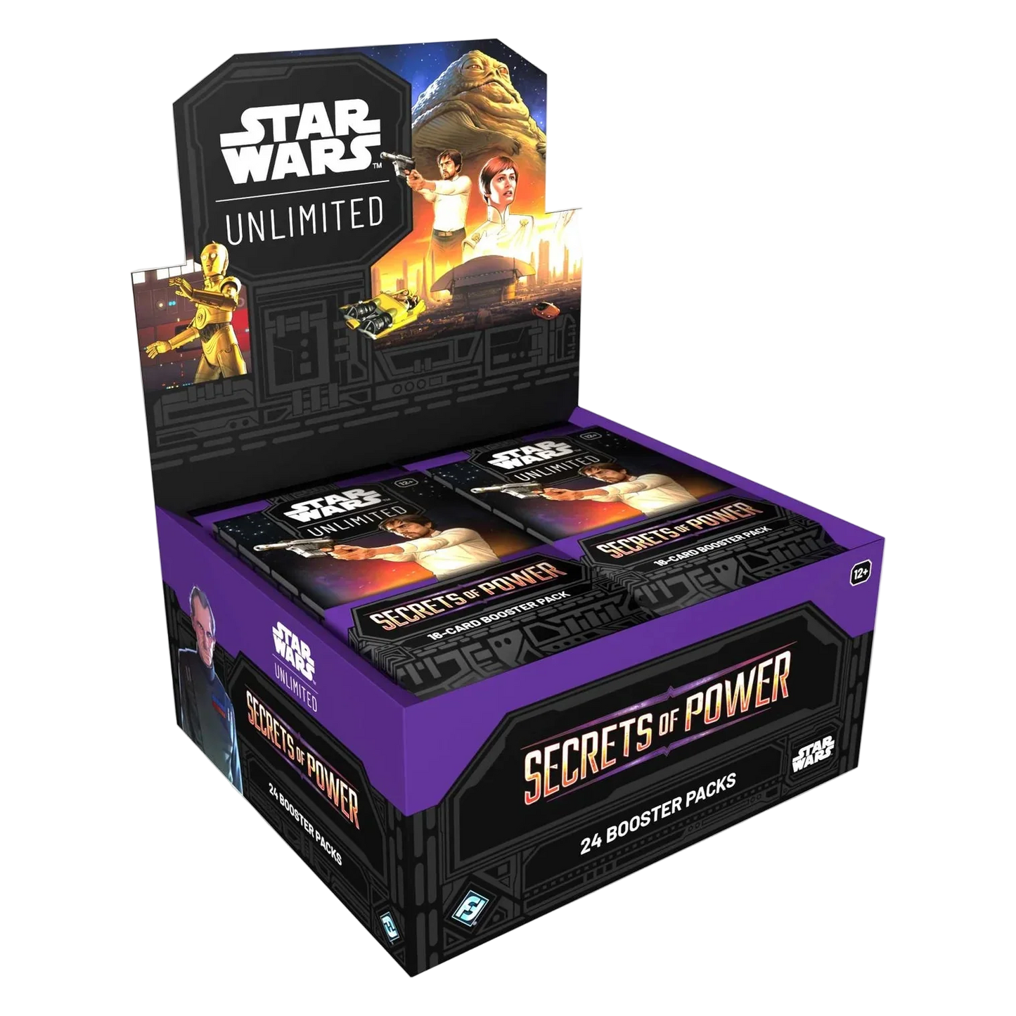 STAR WARS UNLIMITED - SECRETS OF POWER - BOOSTER BOX DISPLAY