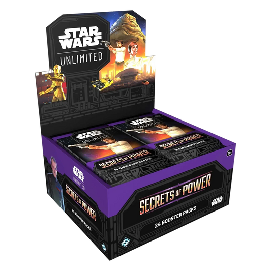 STAR WARS UNLIMITED - SECRETS OF POWER - BOOSTER BOX DISPLAY