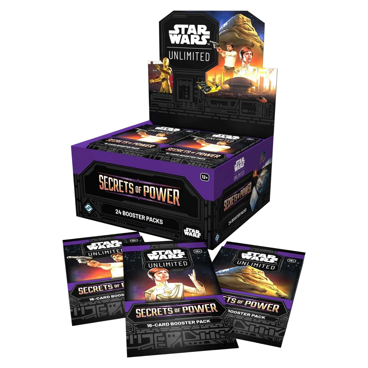 STAR WARS UNLIMITED - SECRETS OF POWER - BOOSTER BOX DISPLAY