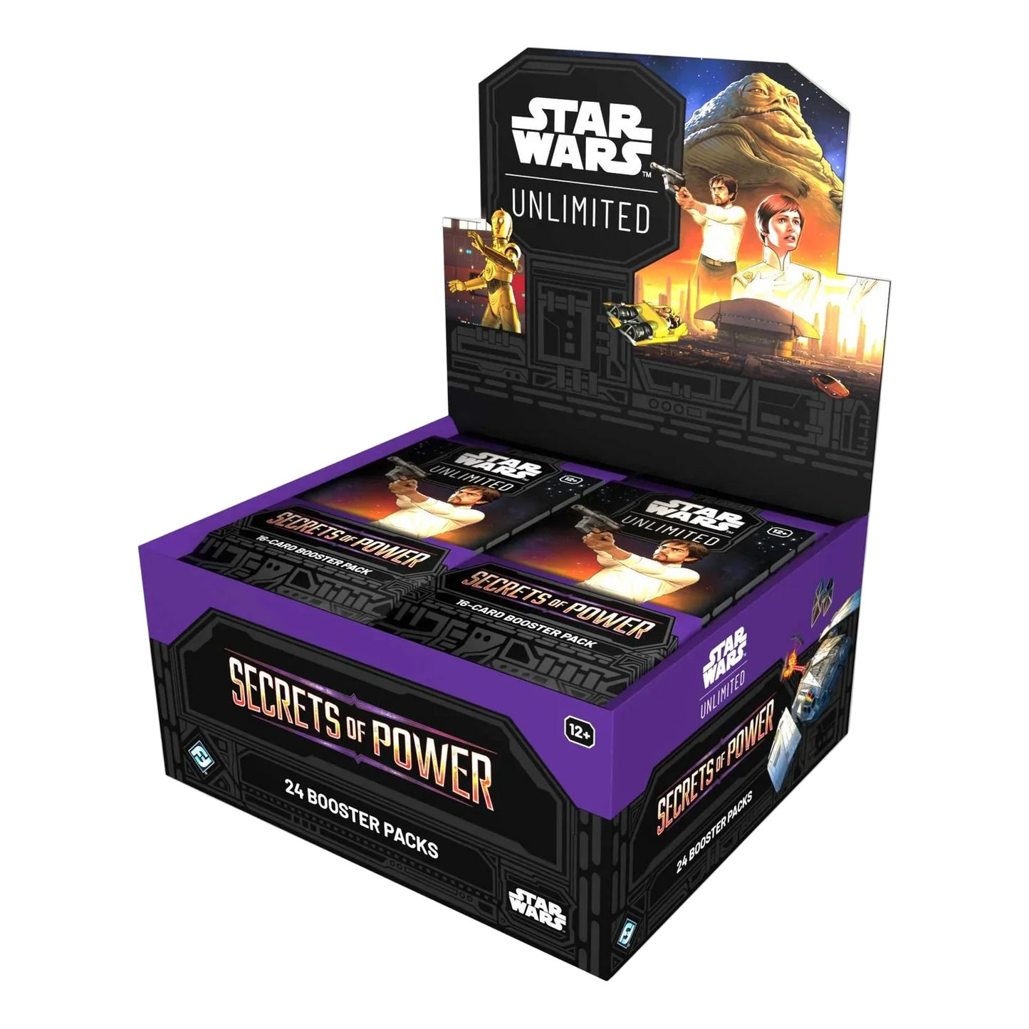 STAR WARS UNLIMITED - SECRETS OF POWER - BOOSTER BOX DISPLAY