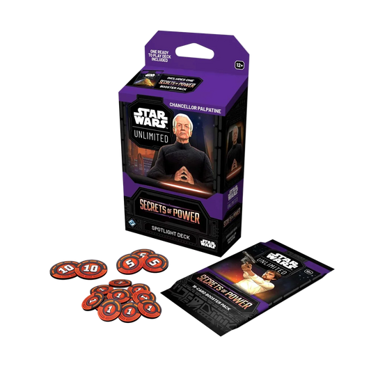 STAR WARS UNLIMITED - SECRETS OF POWER - SPOTLIGHT DECK - CHANCELLOR PALPATINE