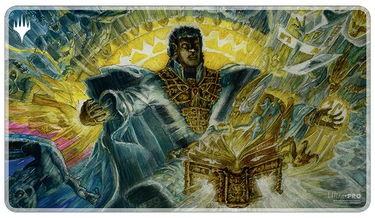MAGIC THE GATHERING - DOMINARIA REMASTERED - FORCE OF WILL HOLOFOIL - PLAYMAT - ULTRAPRO
