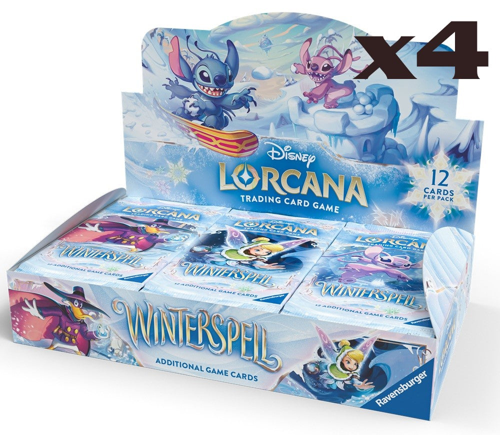LORCANA - WINTERSPELL - CASE OF 4 BOOSTER BOX DISPLAY - ENG