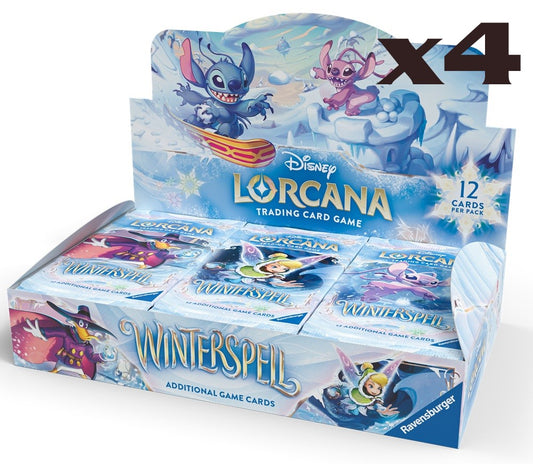 LORCANA - WINTERSPELL - CASE OF 4 BOOSTER BOX DISPLAY - ENG