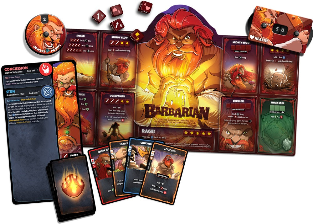 DICE THRONE - BARBARIAN - HERO PACK