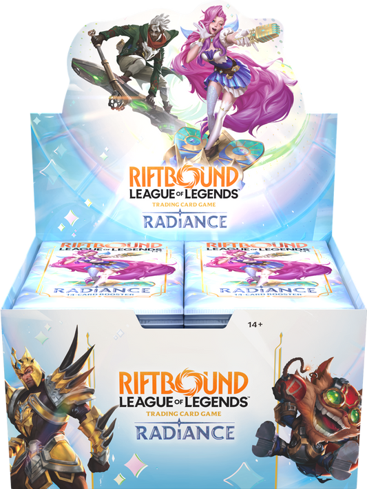 RIFTBOUND : LEAGUE OF LEGENDS - RADIANCE - BOOSTER BOX DISPLAY