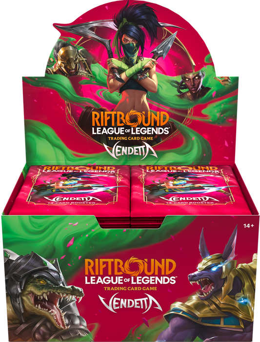 RIFTBOUND : LEAGUE OF LEGENDS - VENDETTA - BOOSTER BOX DISPLAY