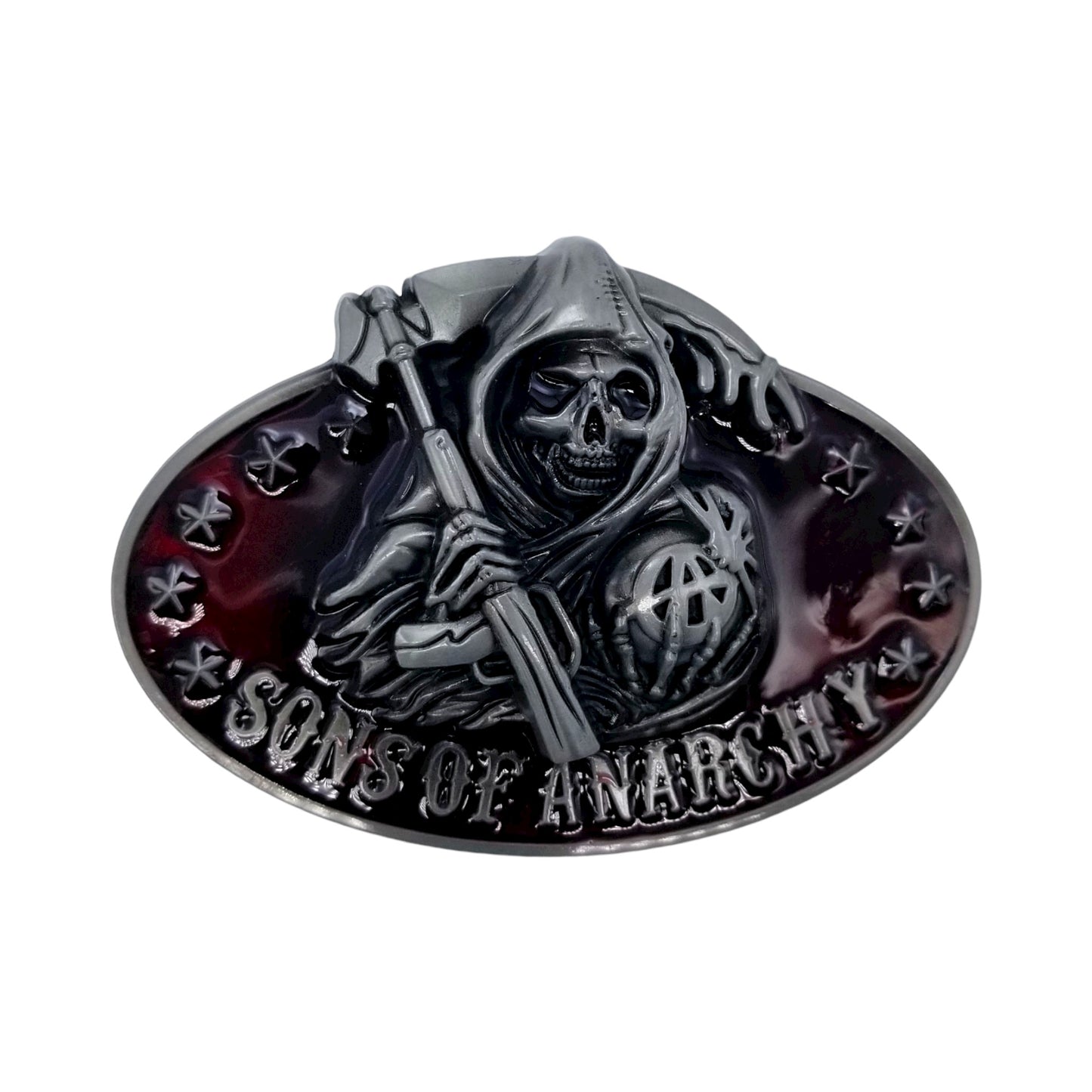 BOUCLE DE CEINTURE - SONS OF ANARCHY RED REAPPER - 17