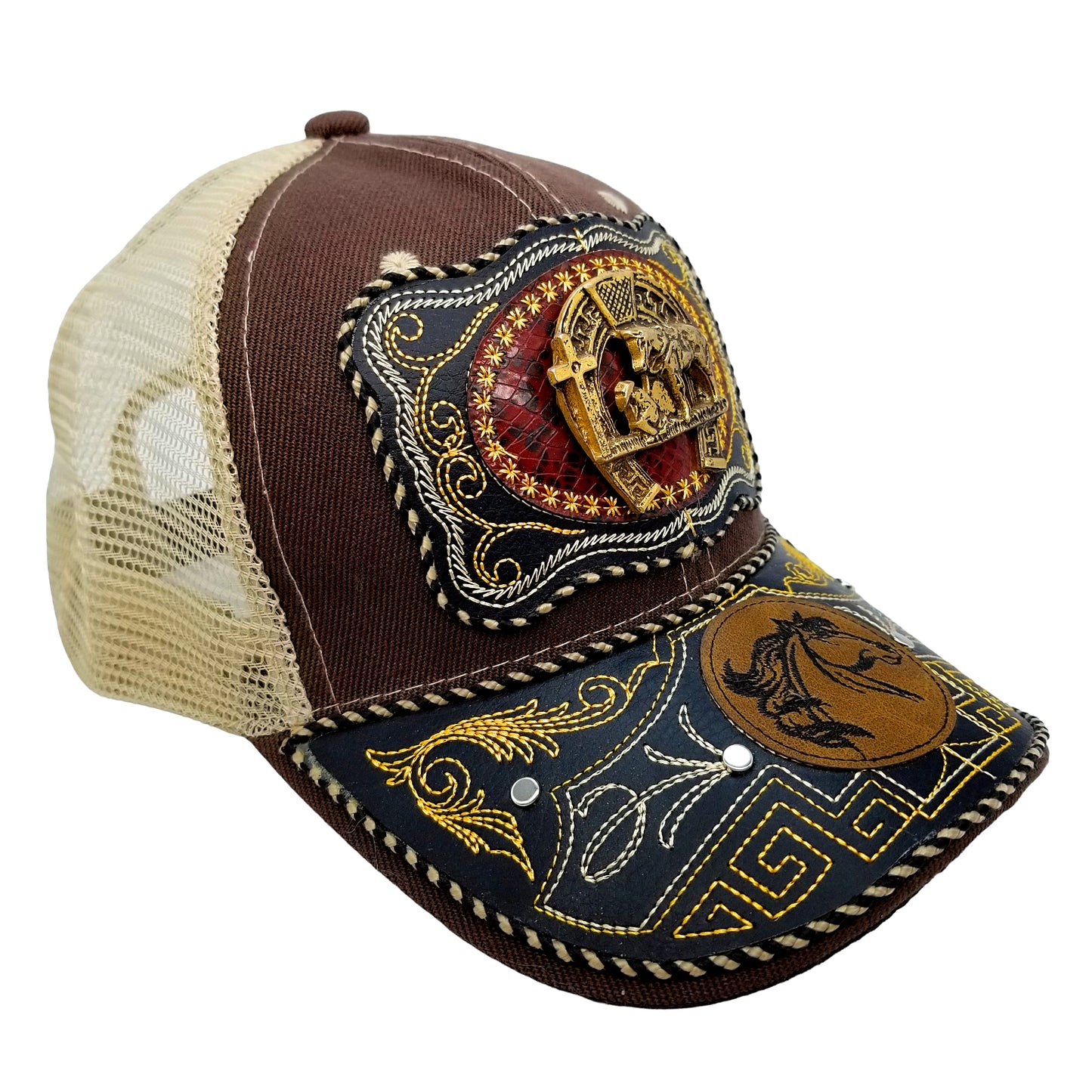 CASQUETTE - COUNTRY URBAIN - 61 - PRIÈRE DU COWBOY ET CHEVAL - TERRA ET BLANCHE